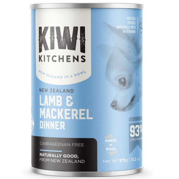 Kiwi Kitchens Canned Dog Food Mackerel & Lamb Dinner