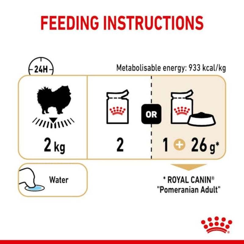 Royal Canin Pomeranian Wet Dog Food in Loaf - 85g x 12 | PeekAPaw Pet Supplies