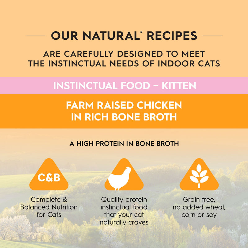 Trilogy Wet Kitten Cat Food Farm Raised Chicken in Rich Bone Broth