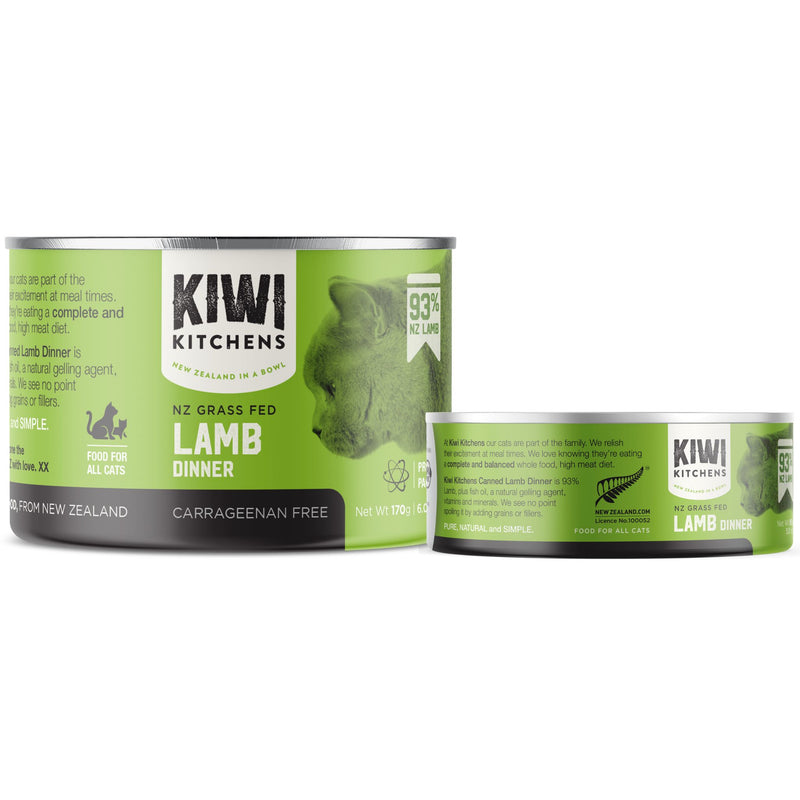 Kiwi Kitchens Canned Cat Food Lamb Dinner