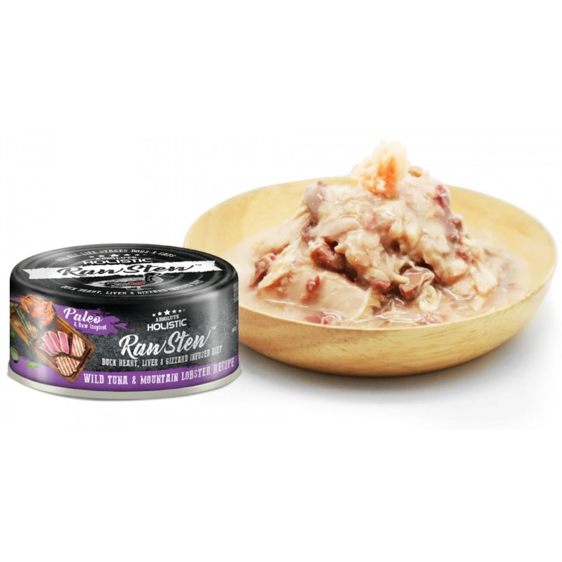 Absolute Holistic Raw Stew Cat & Dog Food Tuna & Mountain Lobster