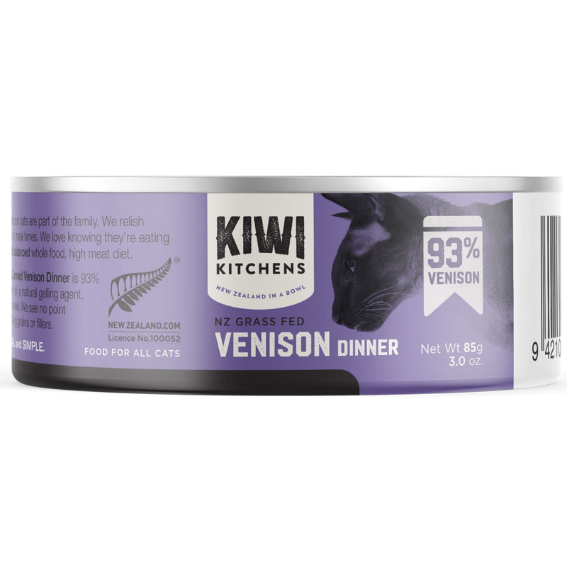 Kiwi Kitchens Canned Cat Food Venison Dinner