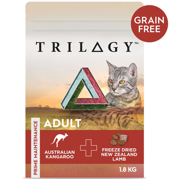 Trilogy Dry Adult Cat Food Australian Kangaroo + Freeze Dried Lamb