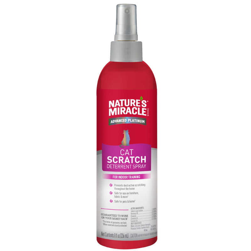 Nature's Miracle Scratch Deterrent Cat Spray - 236ml | PeekAPaw Pet Supplies