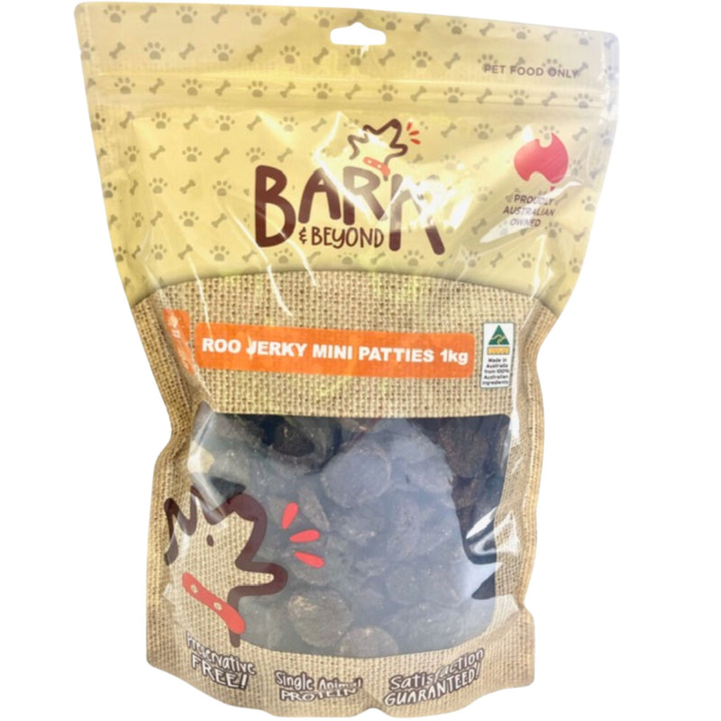 Bark and Beyond Kangaroo Jerky Mini Patties Dog Treats