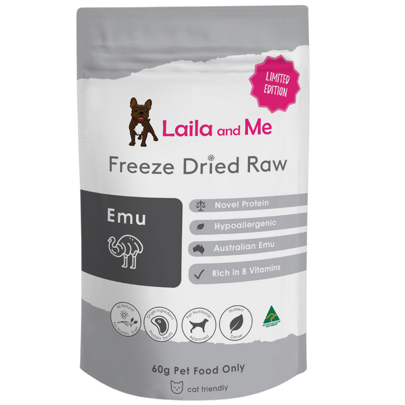 Laila & Me Freeze Dried Raw Emu Pet Treats