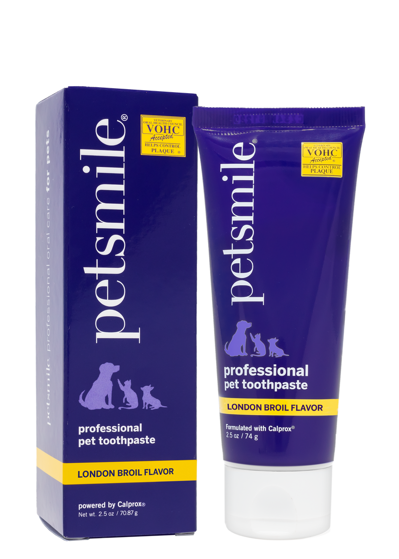 Petsmile Professional Pet Toothpaste - London Broil Flavor - Small | PeekAPaw Pet Supplies