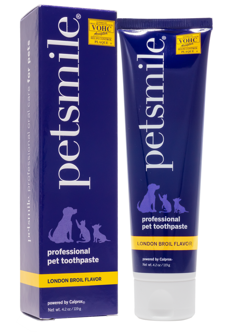 Petsmile Professional Pet Toothpaste - London Broil Flavor - Large | PeekAPaw Pet Supplies