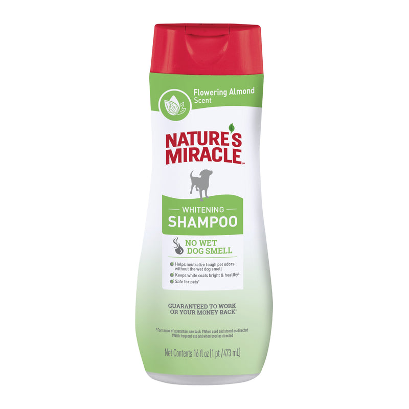 Nature's Miracle Dog Shampoo Whitening - 473ml | PeekAPaw Pet Supplies