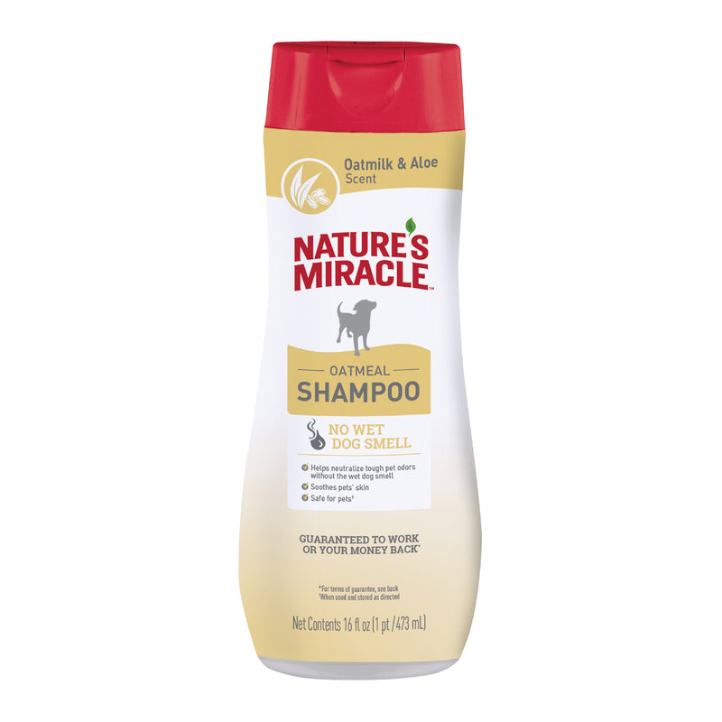 Nature's Miracle Odor Contol Oatmeal Dog Shampoo - 437ml | PeekAPaw Pet Supplies