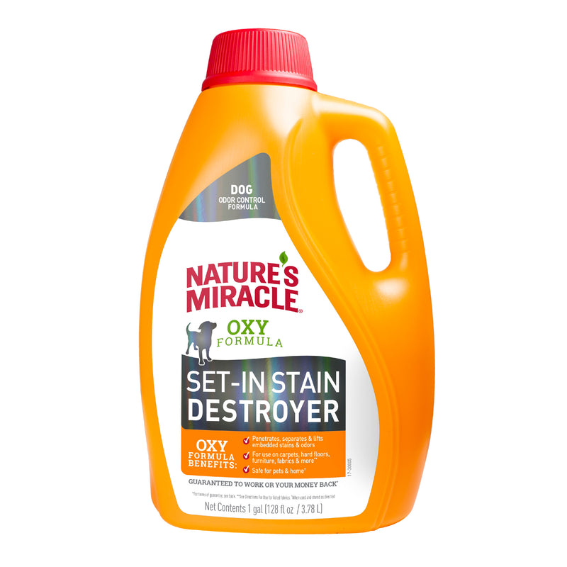 Nature's Miracle Dog Set In Stain Destroyer Oxy Formula - 3.78L | PeekAPaw Pet Supplies