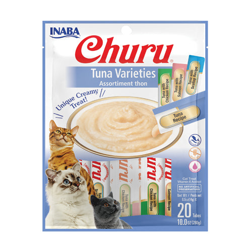 Inaba Cat Treat Churu Puree Tuna Varieties