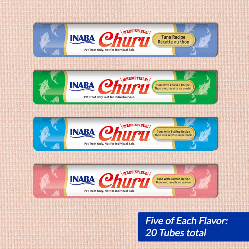 Inaba Cat Treat Churu Puree Tuna Varieties