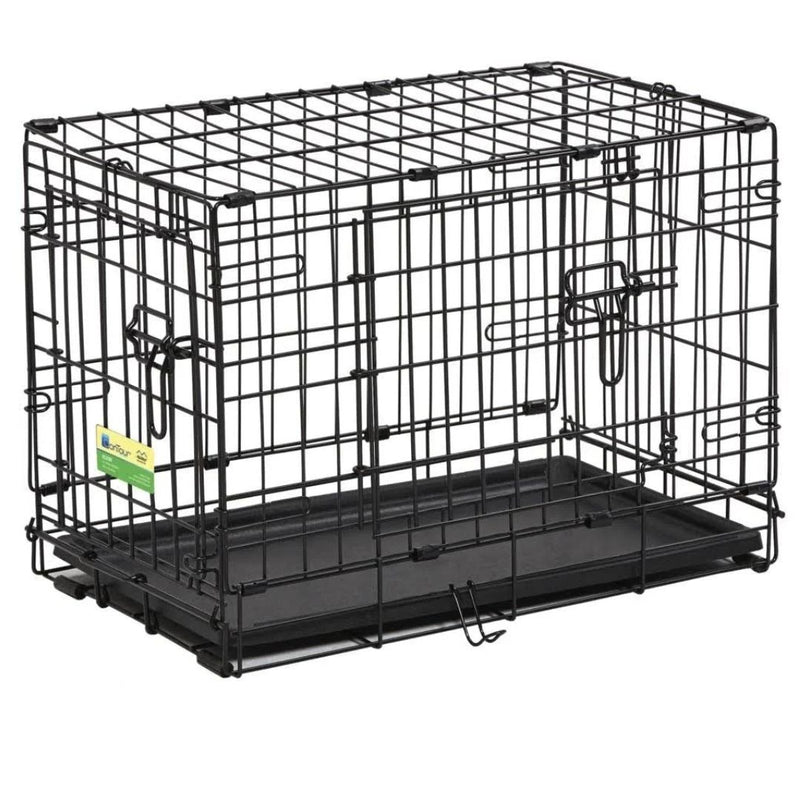 MidWest Homes for Pets Contour Dog Crate Double Door