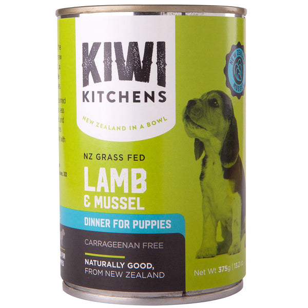 Kiwi Kitchens Canned Puppy Food Lamb & Mussel Dinner