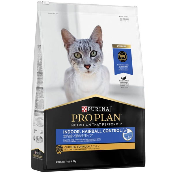 PRO PLAN Indoor Hairball Control Chicken Formula Dry Cat Food