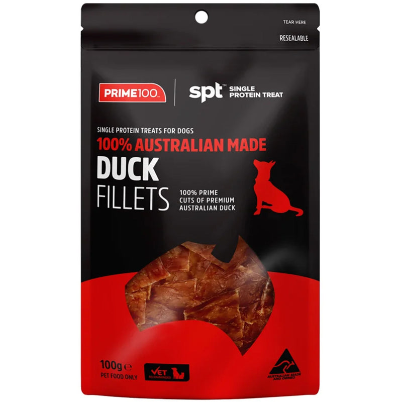 Prime100 SPT Dog Treats Duck Fillets 100g