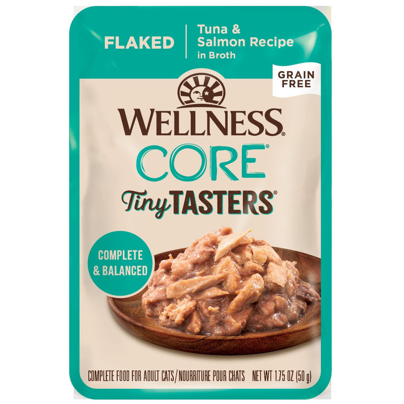 Wellness Core Wet Cat Food Tiny Tasters Flaked Tuna & Salmon