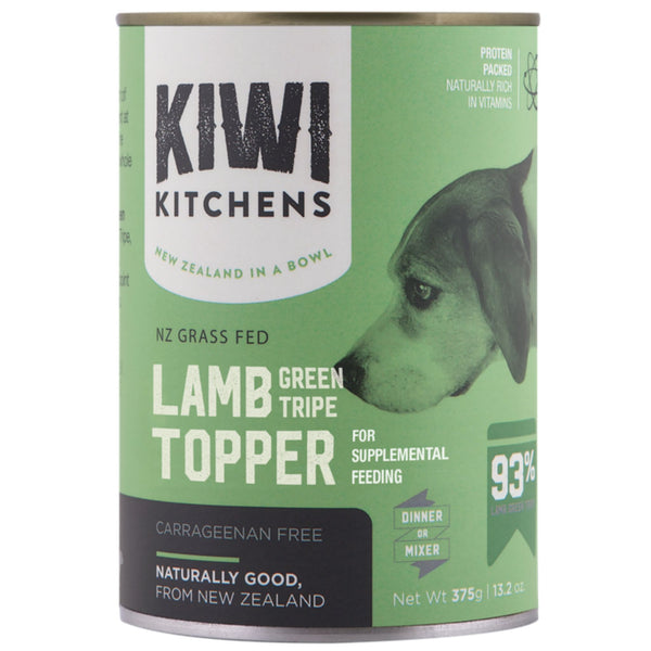 Kiwi Kitchens Canned Dog Food Lamb Green Tripe Topper