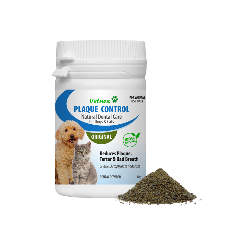 Vetnex Plaque Control Natural Dental Care Powder Original for Dogs & Cats