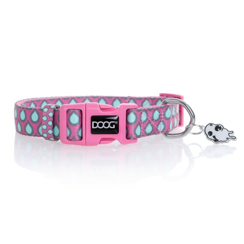 Doog Neoprene Dog Collar - Luna - Small | PeekAPaw Pet Supplies