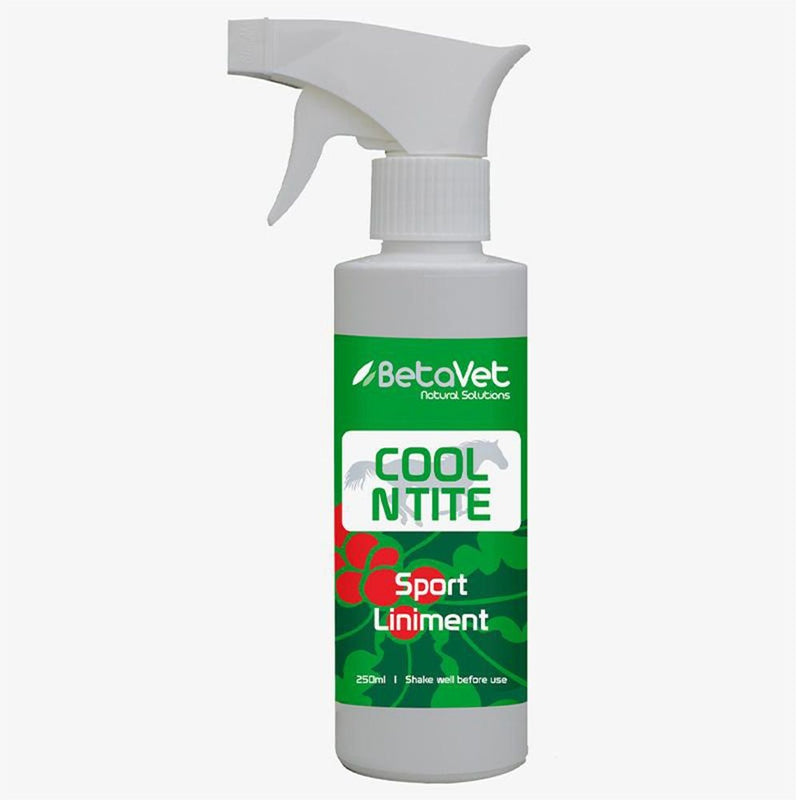 BetaVet Natural Solutions Horse Cool N Tite Sport Liniment - 250ml | PeekAPaw Pet Supplies