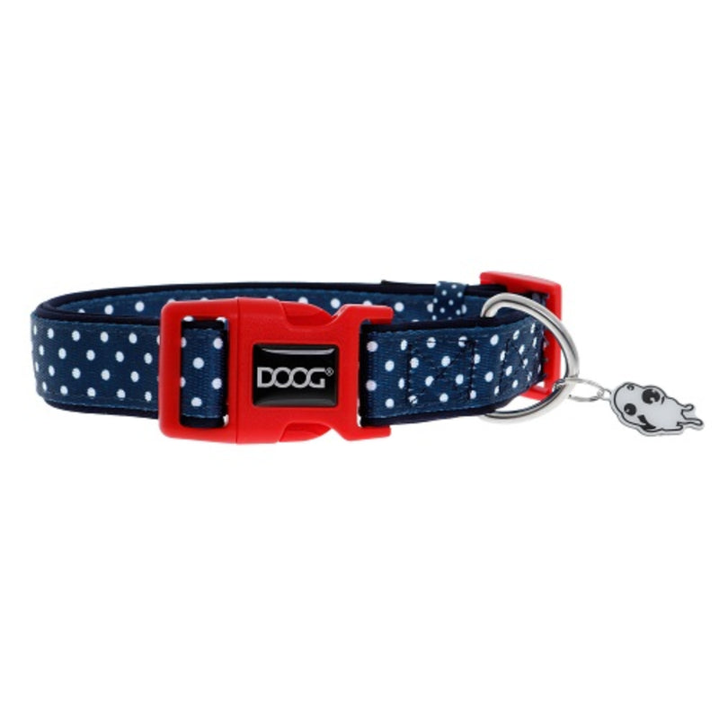 Doog Neoprene Dog Collar - Stella - Large | PeekAPaw Pet Supplies