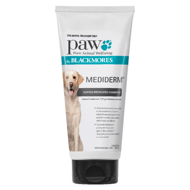 Paw By Blackmores MediDerm Gentle Medicated Shampoo for Dogs