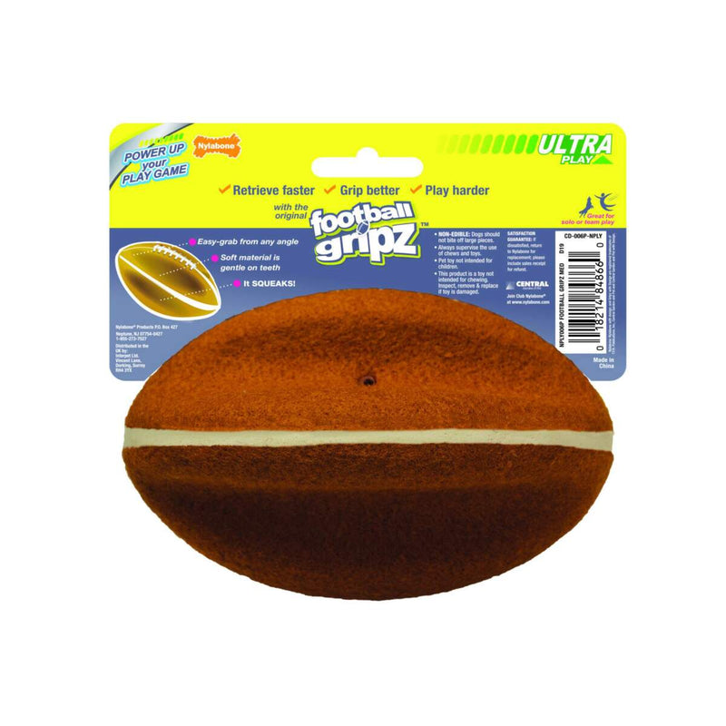 Nylabone Power Play Dog Toys Football Gripz