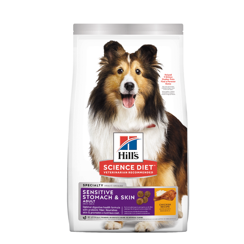 Hill's Science Diet Dry Dog Food Adult Sensitive Stomach & Skin