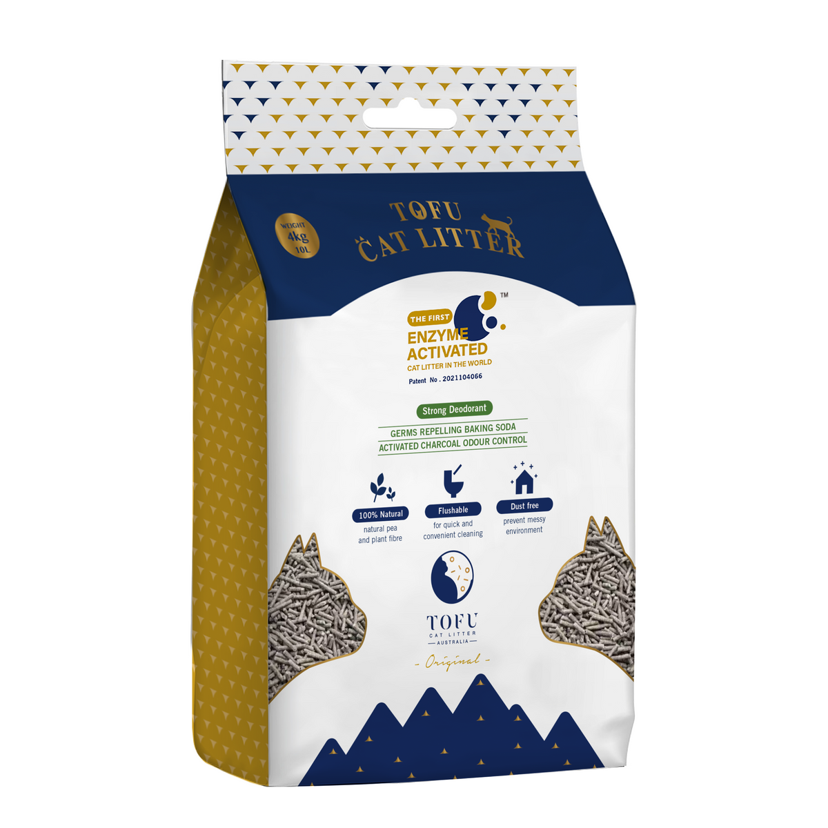 Tofu Cat Litter Australia 4kg 2.5kg PeekAPaw Pet