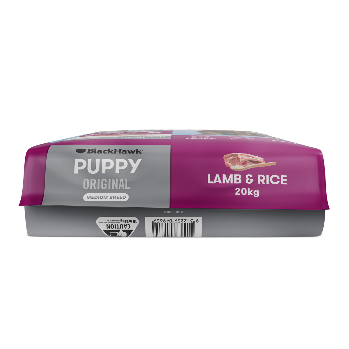 Black fashion hawk lamb and rice puppy 20kg