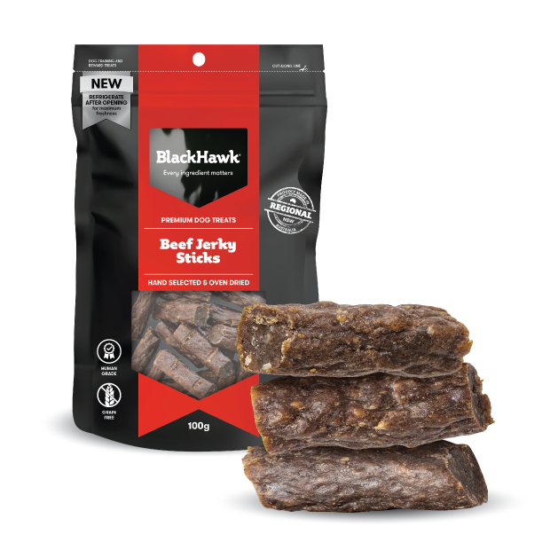 Black Hawk Dog Treats Beef Jerky Sticks 01