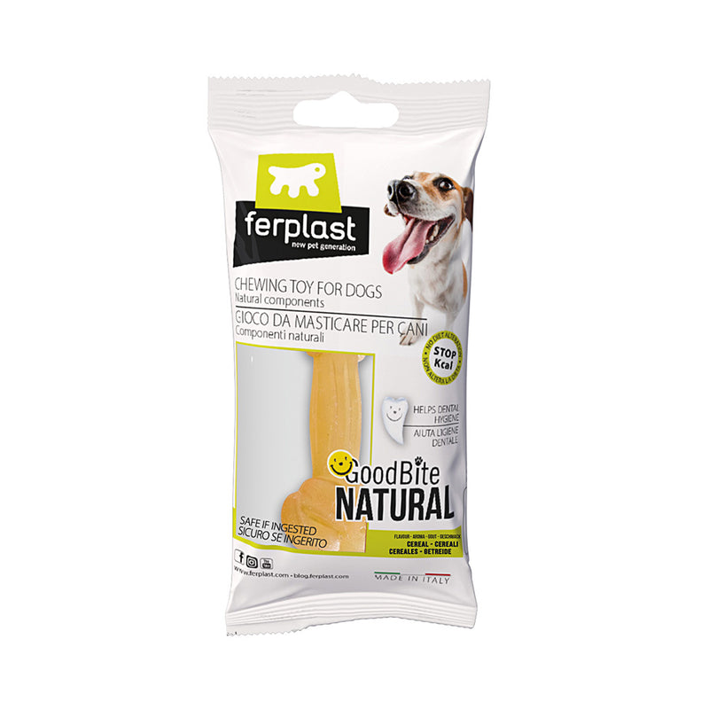 Ferplast Goodbite Natural Cereal Bone Dog Toy 1 X 40gm Pack