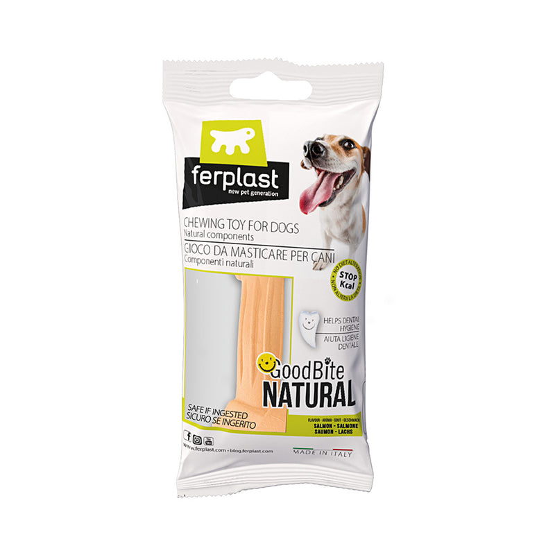 Ferplast Goodbite Natural Salmon Bone Dog Toy 1 X 40gm Pack