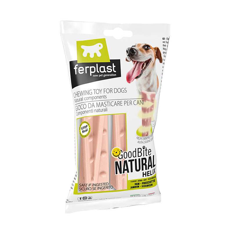 Ferplast Goodbite Natural Ham Helix Sticks Dog Toy