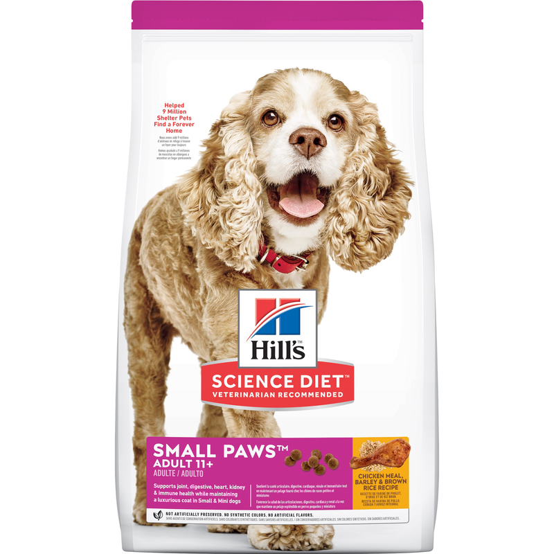 Hill's Science Diet Dry Dog Food Adult 11+ Senior Small Paws Senior