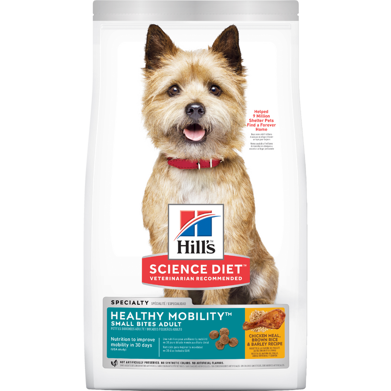 Hill's Science Diet Dry Dog Food Adult Healthy Mobility Small Bites