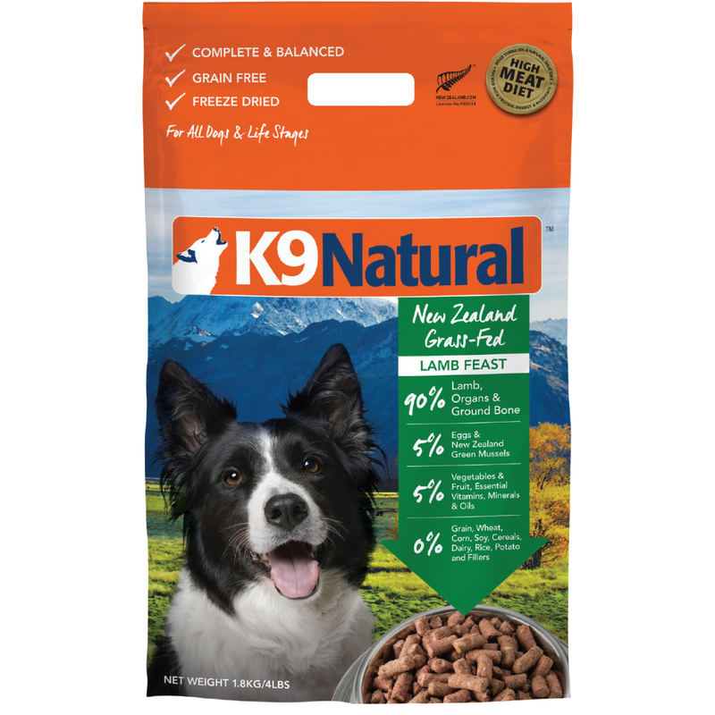 K9 Natural Lamb Feast 1.8kg