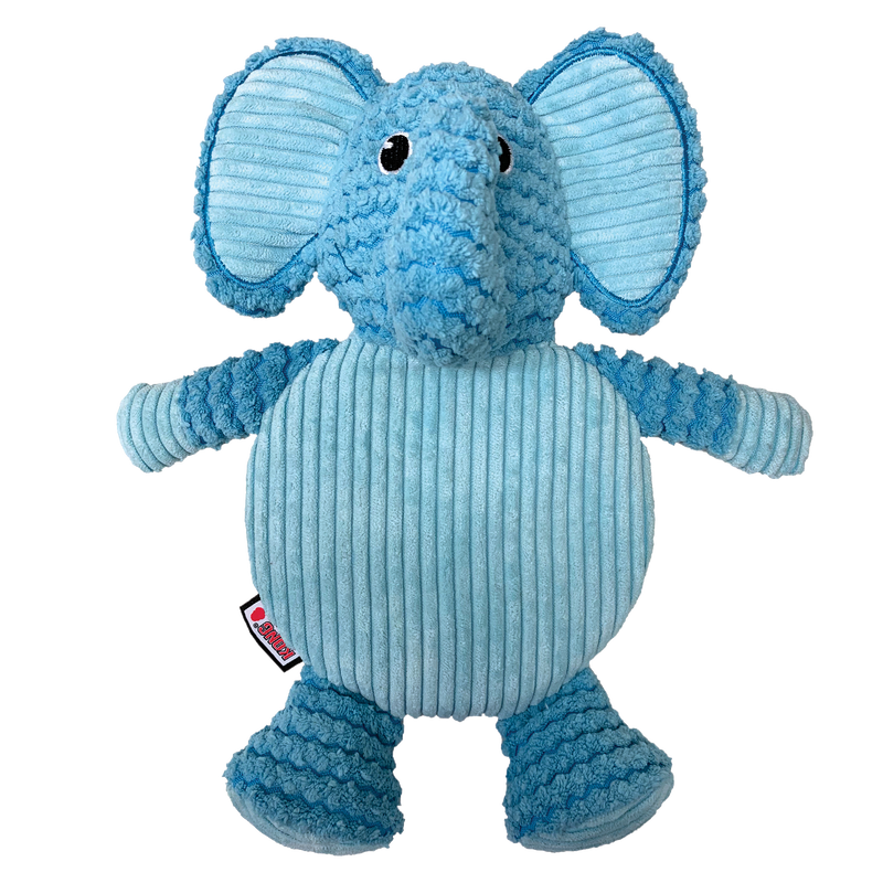 KONG Dog Toys Low Stuff Crackle Tummiez Elephant 02