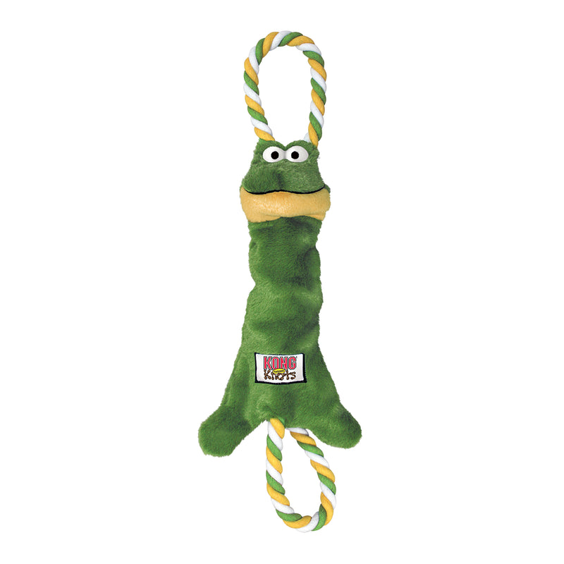 KONG Dog Toys Tugger Knots Frog 02