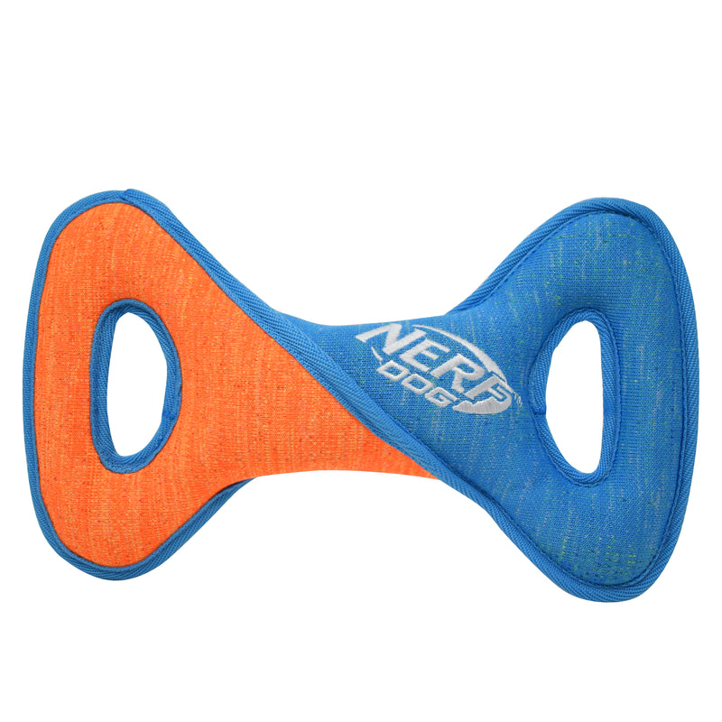 Nerf X Weave Dog Toy - Infinity Twist Tug Blue/Orange 32.5cm 04