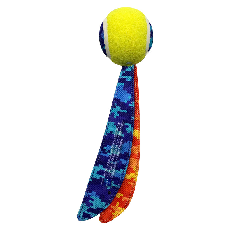 Nerf Grs Nylon Dog Toy - Crinkle 2 Tail with 7cm Ball 06