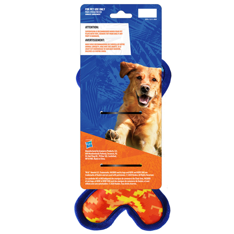 Nerf Grs Nylon Dog Toy - Crunch & Squeak Twisted Bone 25cm 02