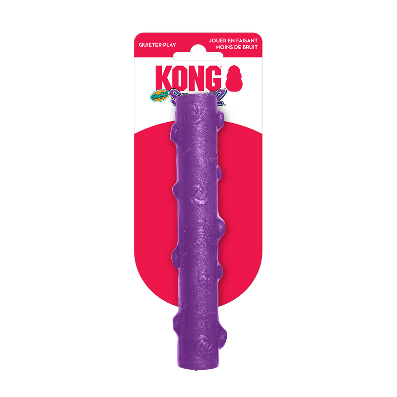 KONG Dog Toys Squeezz Crackle Stick Assorted 01