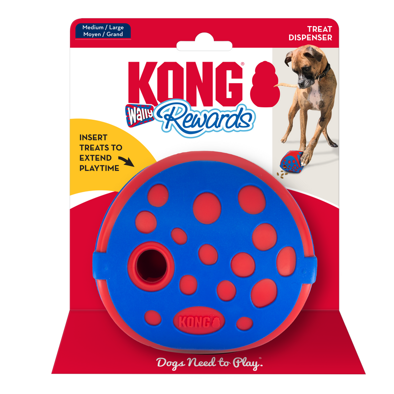 KONG Dog Treat Dispenser Toys Rewards Wally