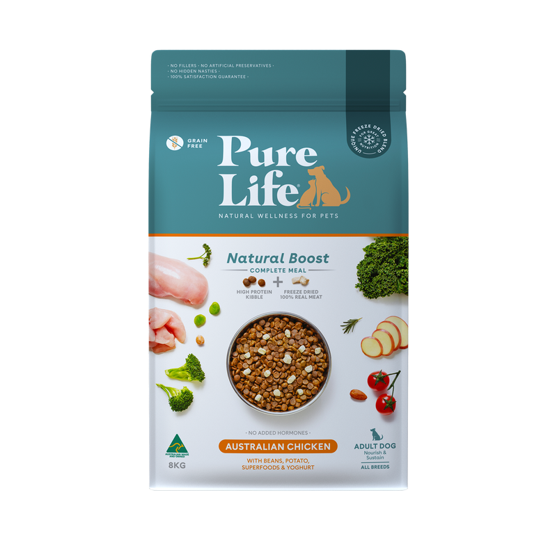 Natural life chicken and deals potato dry dog food