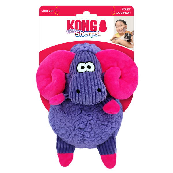 KONG Dog Toys Sherps Floofs Big Horn Medium