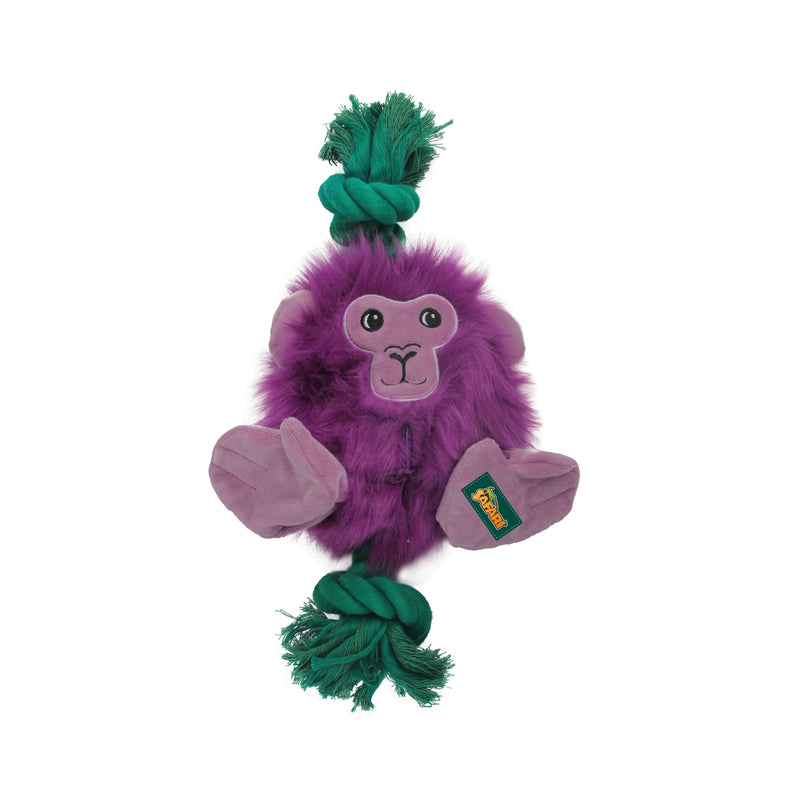 All for Paws AFP Safari Dog Toys Big Foot Monkey With Rope