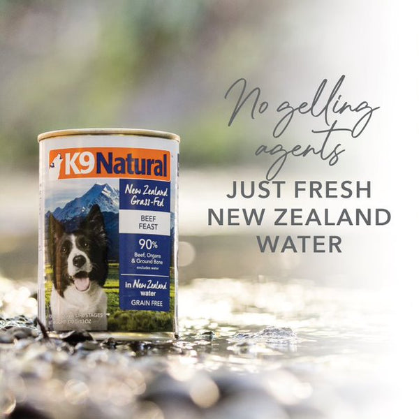 K9 Natural Canned Beef Feast Wet Dog Food PeekAPaw